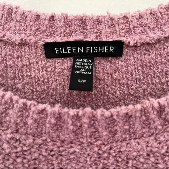 Eileen Fisher Cotton Fluff Crew Neck Sweater size Small - Picture 6 of 7